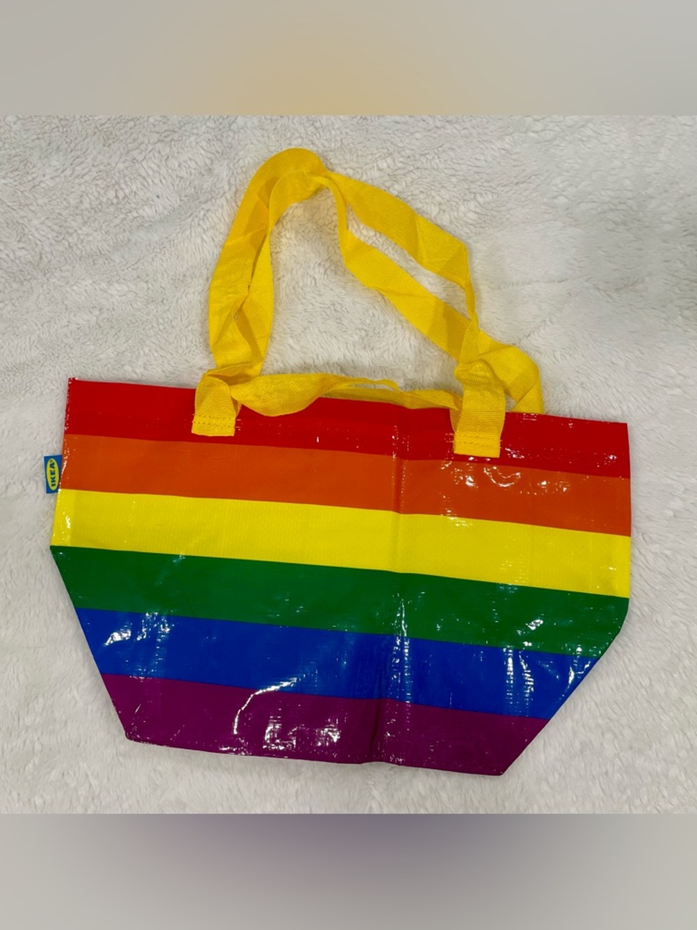 IKEA RAINBOW STORSTOMMA Tote Bags, set of 2 small bags, Brand New - Picture 3 of 7